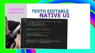 Spark AR Studio - Texto editable con Native UI