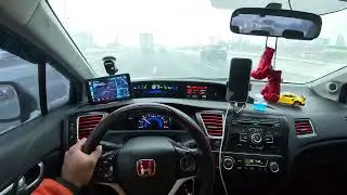 POV DRIVING AFTER WORK (HONDA CIVIC)