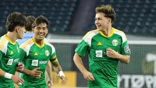 GOAL | Timbers2's Noah Santos picks out top corner