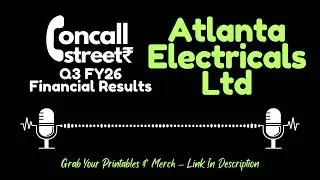 Atlanta Electricals Ltd Q3 FY26 Earnings Conference Call | Results, Management Commentary & Outlook