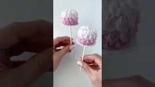 Rosette Cake Pops | Baby Shower, Wedding, Birthday Cake Pop Ideas