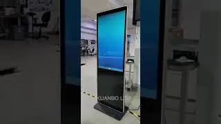 KUANBO floor-standing LCD Advertising Display show in real machine