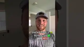 Smoker Filled Apartment 🤢 How To Remove The Smell ✅ #realestate #realestateinvesting