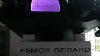 La MINI MAG LOOP de F5MOX-  QSO en t&eacute;l&eacute;graphie avec DL1DUS Andy