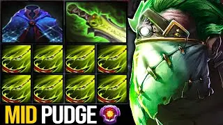 INSANE MASTER TIER PUDGE MID BY ETLENDO [2 Games] | Pudge Official
