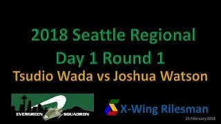 2018 Seattle Regional Day 1 Round 1   Tsudio Wada vs  Joshua Watson