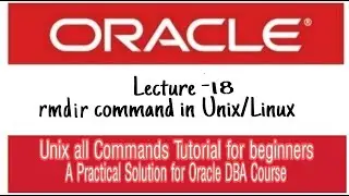 rmdir command in Unix/Linux
