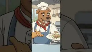 Muscle Chef Max Cooks PURRFECT Meal for Cats! 😻🐶👨🍳 - Animal Cooking Animation