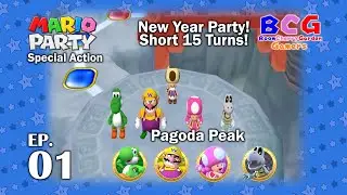 Mario Party 7 Special Action EP 01-Pagoda Peak-Group A-Yoshi, Wario, Toadette, Dry Bones P1