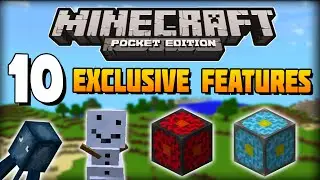 ✔ Minecraft PE - 10 Exclusive Features That Are ONLY in Pocket Edition