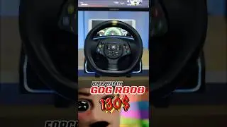 V&ocirc; lăng gi&aacute; rẽ Gog R808 so với T300RS gi&aacute; 10 củ #steeringwheel #r808 #thrustmaster #t300rs #shorts
