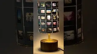 Vintage photo lamp DIY