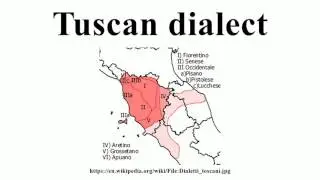 Tuscan dialect