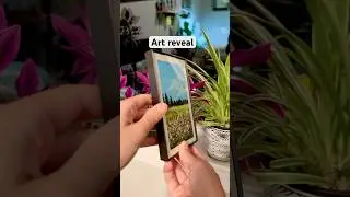 What is behind this?!!! #artreveal #painting #art #gouache #landscape