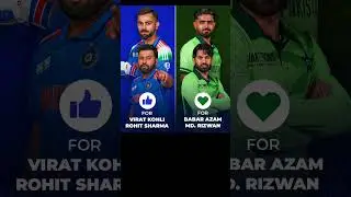 Virat Kohli & Rohit Sharma vs Babar Azam & Md Rizwan Stats Comparison 2026