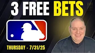 Craig's 3 Free Thursday Betting Picks & Predictions - 7/31/25 l Craig's Picks & Predictions