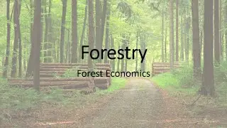 Forest economics - Indian Forestry