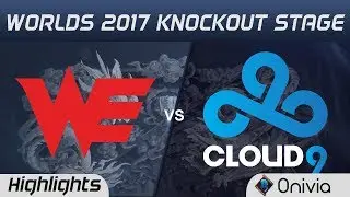 WE vs C9 Highlights Game 1 World Championship 2017 Knockout Stage Team WE vs Cloud9 by Onivia