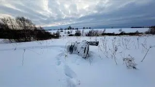 ВЫЖИВАНИЕ в ЗИМНЕМ ЛЕСУ! НА СНЕГОХОДЕ! НОЧЁВКА ПРИ МОРОЗЕ -10