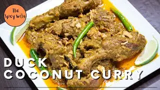 Duck Coconut Curry Quick And Easy Recipe I Hasher Mangsho Coconut Milk Bhuna
