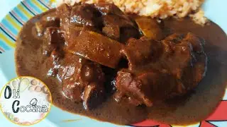 COSTILLAS DE PUERCO CON MOLE Y CHILACAYOTES Muy fácil y rico | Oli Cocina
