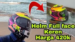 REVIEW DAN UNBOXING HELM NJS SHADOW SMILE EMOJI N808