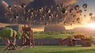 Balloons attack Clash of clan #cocexperiment #balloonattack