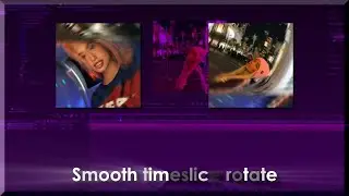 Timeslice smooth rotate Tutorial - After Effects
