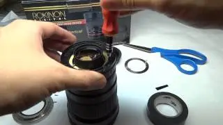 Отмена ручной фокусировки объектива Rokinon/Samyang 35mm 1.4 &mdash; Киноверсия!
