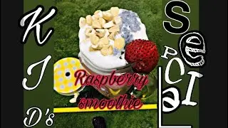 Kid&rsquo;s special RaSpBeRry SmOoThie #Breakfast menu //Healthy rec // ice cream spl // 💕
