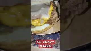 KFC Gravy Burger | expectation vs reality