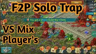Lords Mobile F2P Solo Trap | 80m Solo Trap VS Mix Player's In Lords Mobile Gameplay.