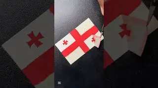 Flag of Georgia 🇬🇪 | #flagdrawing  #flags