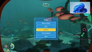 Recording a wikiless Subnautica race as evidence that I didn't wiki
