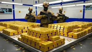 Inside the 24K Gold Refinery: How Dirt Becomes 99.9% Pure Gold Bars (Full Process)