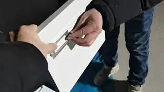 Three-drawer steel filing cabinet installation tutorial