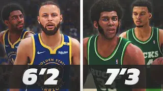 The NBA, But Every Team is a Height