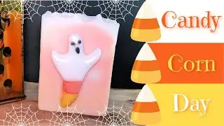 ASMR Soap Grating - No Talking - Candy Corn Day