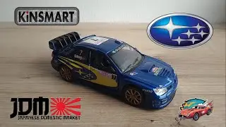 Subaru Impreza WRC de 2007 en escala 1/36 de Kinsmart. #subaru #kinsmart #hotwheels #diecast