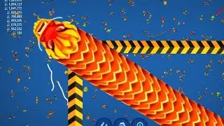 🐍WORMS ZONE.IO | Giant Slither Snake Top 01 🏆 | Epic Worms Zone Biggest Snake Gameplay! 