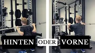 Frontkniebeugen oder normale Kniebeugen | Was ist für dich am besten?!