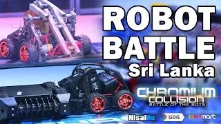 Robo Battle Sri Lanka - Chromium Collision [ HIGHLIGHTS ]   Google I/O Extended Sri Lanka 2017
