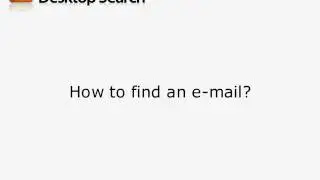 Fast Search Tips - Email Search