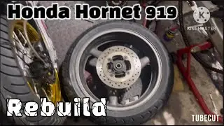 Honda Hornet Rebuild Part 6: brake disc and chain service 