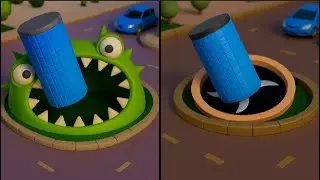 Godzilla Hole.io Vs Grinder Max All Levels Gameplay Android,iOS NEW UPDATE