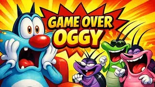 GAME OVER OGGY 😱😂 | Cockroaches Ne Baja Di | Funny Cartoon Meme #oggy #oggyandthecockroaches 