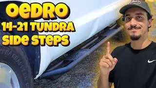 Установка подножек OEDRO на Toyota Tundra (2014&ndash;2021) &mdash; простое руководство по модернизации!