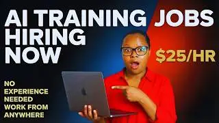 AI Training Jobs Hiring Now $25/Hr | Beginner Friendly | Work from Anywhere