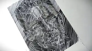Drawing #44: Loki (Tom Hiddleston) | How to draw text illusion effect with brushpen