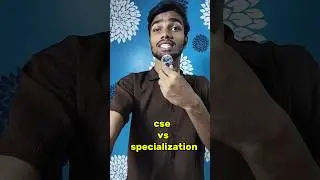 Cse vs specialization🤫#specialization #cse#btech